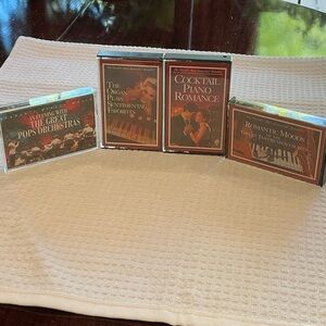 Set of Romantic Music Cassette Tapes